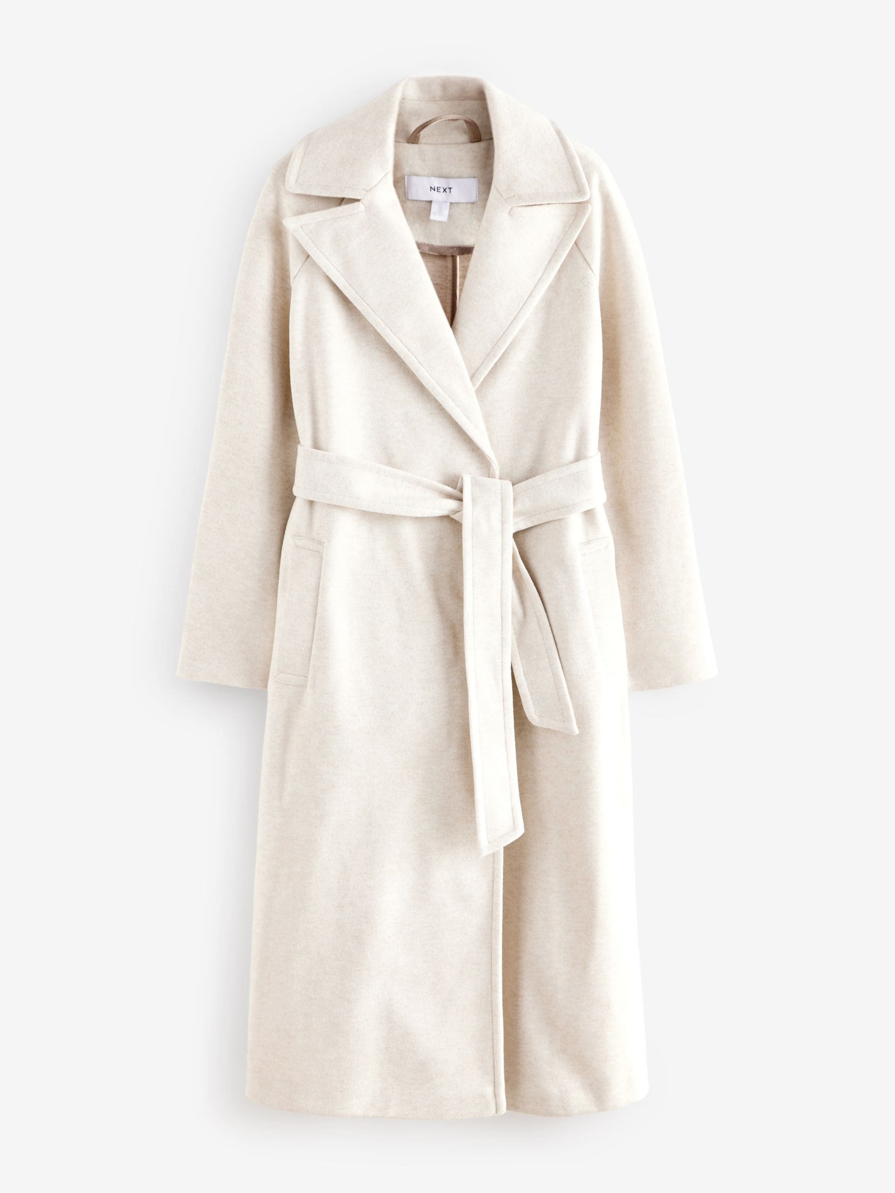 ジャケット・アウター Big Collar Belted Maxi Coat c2e105bcefbb7eacc287dee2f09714