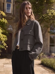 Grey Premium Handsewn Wool Rich Jacket - Image 1 of 9