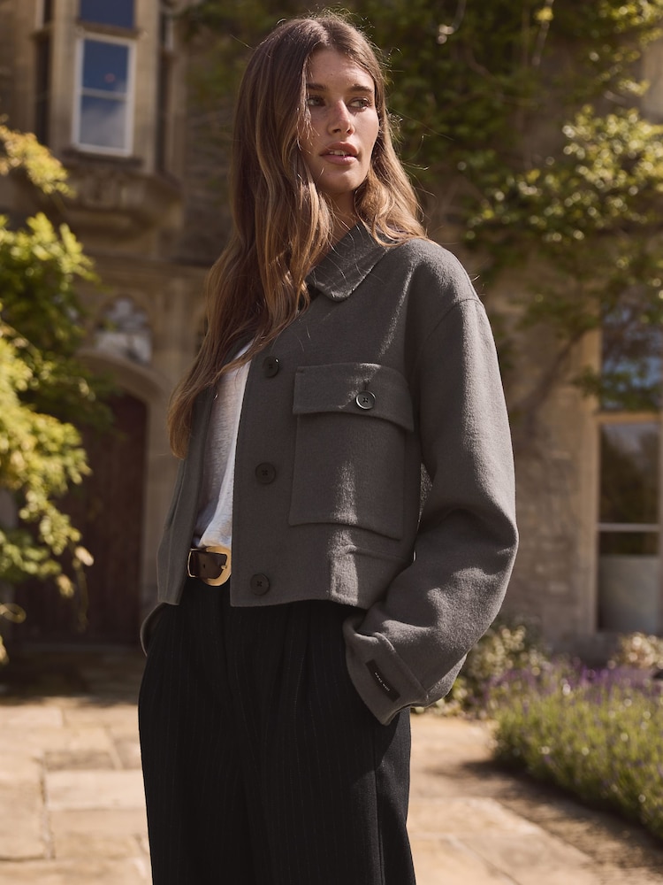 Grey Premium Handsewn Wool Rich Jacket - Image 1 of 9