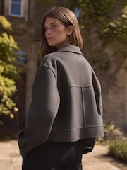 Grey Premium Handsewn Wool Rich Jacket - Image 3 of 9