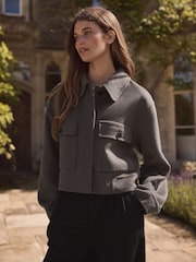 Grey Premium Handsewn Wool Rich Jacket - Image 4 of 9