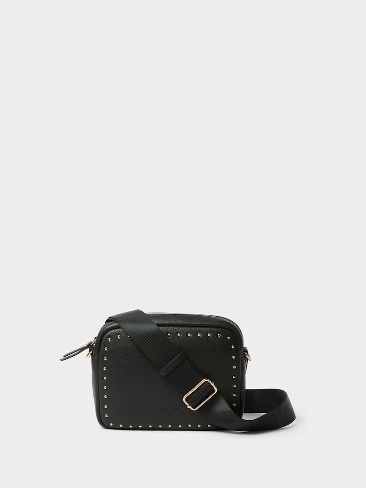 أسود - Osprey London The Studded Leather Camera Bag - صورة 1 من 4 أسود - Osprey London The Studded Leather Camera Bag - صورة 1 من 4