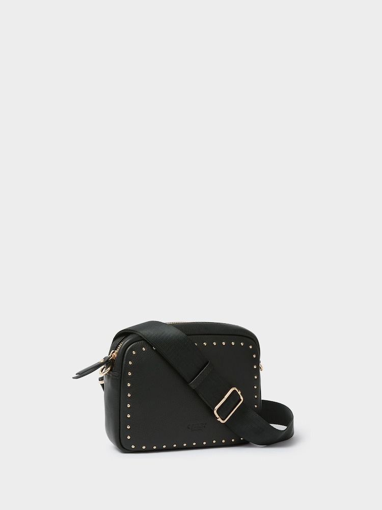 أسود - Osprey London The Studded Leather Camera Bag - صورة 2 من 4 أسود - Osprey London The Studded Leather Camera Bag - صورة 2 من 4