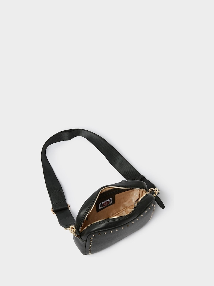 أسود - Osprey London The Studded Leather Camera Bag - صورة 4 من 4 أسود - Osprey London The Studded Leather Camera Bag - صورة 4 من 4