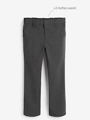 Grey Plus Waist School Formal Stretch Skinny Trousers (3-17yrs) - Image 11 of 11