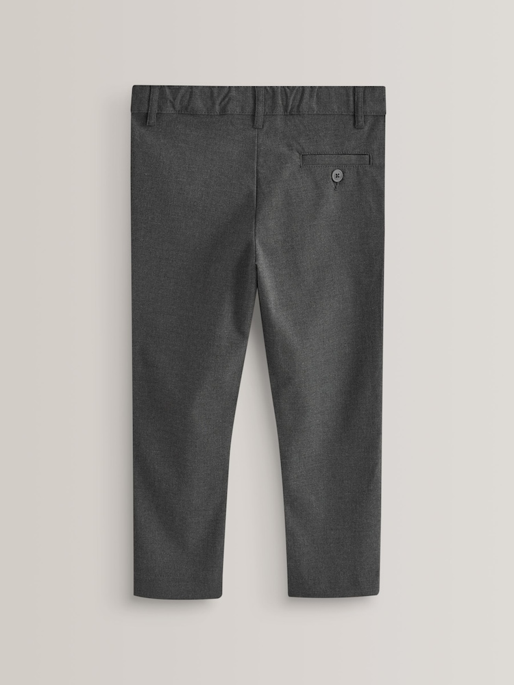 Grey Plus Waist School Formal Stretch Skinny Trousers (3-17yrs) - Image 2 of 11