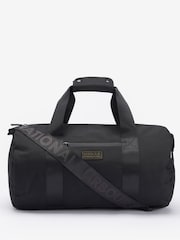 Barbour® International Knockhill Essential Black Holdall Bag - Image 1 of 6