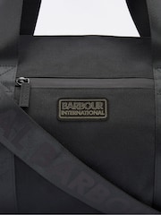 Barbour® International Knockhill Essential Black Holdall Bag - Image 4 of 6