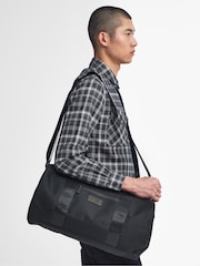 Barbour® International Knockhill Essential Black Holdall Bag - Image 6 of 6