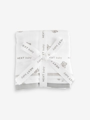 Grey Bear Baby Muslins 100% Cotton Cloths 4 Pack - Image 2 of 11