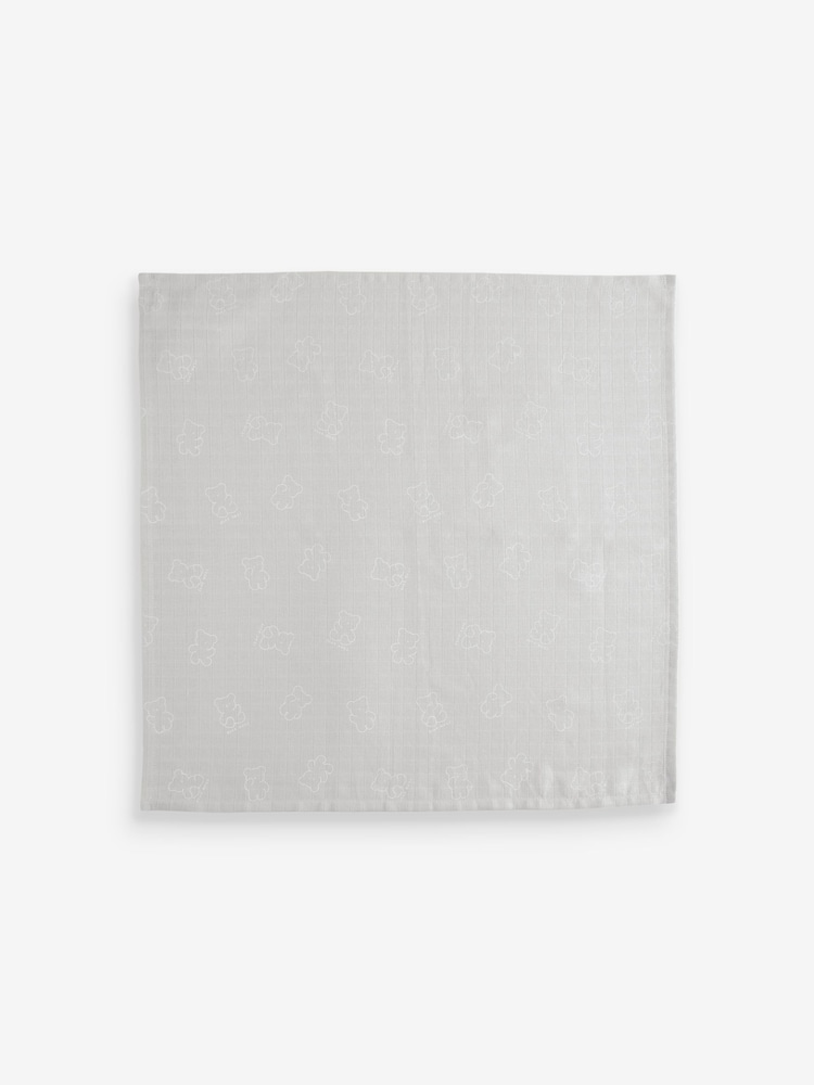 Grey Bear Baby Muslins 100% Cotton Cloths 4 Pack - Image 6 of 11
