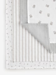 Grey Bear Baby Muslins 100% Cotton Cloths 4 Pack - Image 8 of 11