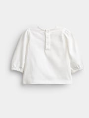 Jojo Maman Bébé Applikation Fløjl smækbukser & Topsæt - Billede 3 af 7