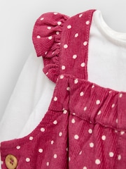 Jojo Maman Bébé Applikation Fløjl smækbukser & Topsæt - Billede 7 af 7