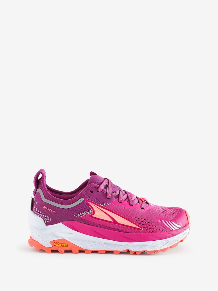 Altra Womens Purple Olympus 5 Trail Trainers - Image 1 of 8