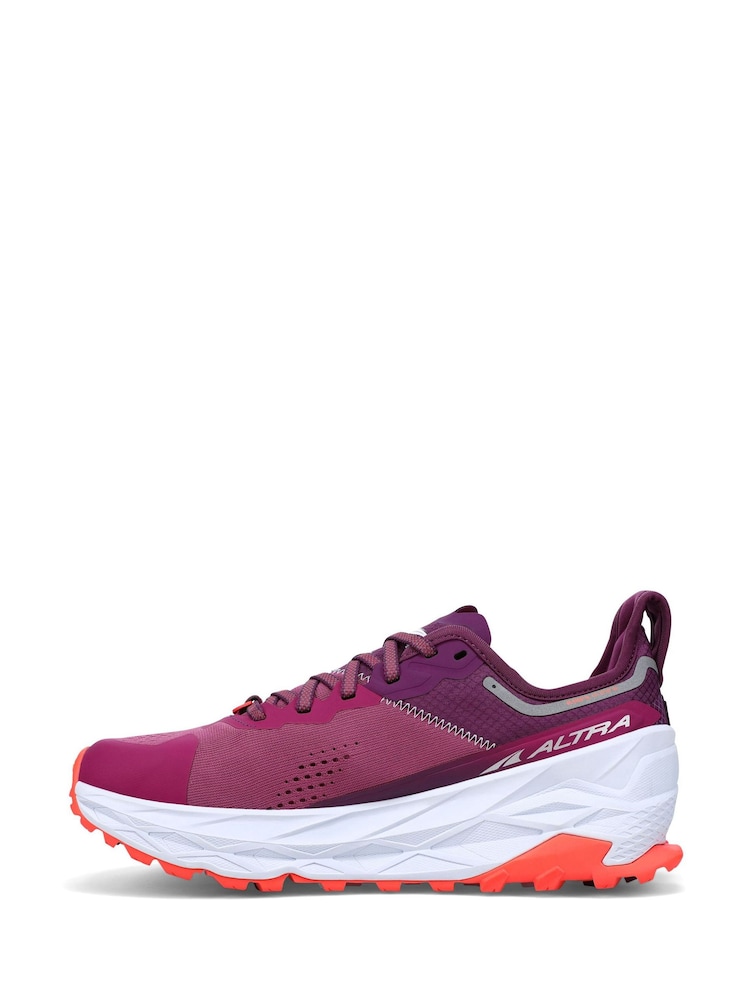 Altra Womens Purple Olympus 5 Trail Trainers - Image 2 of 8