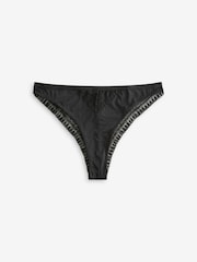 B by Ted Baker Brazillian Black Floral Knickers 2 Pack - Image 9 of 9