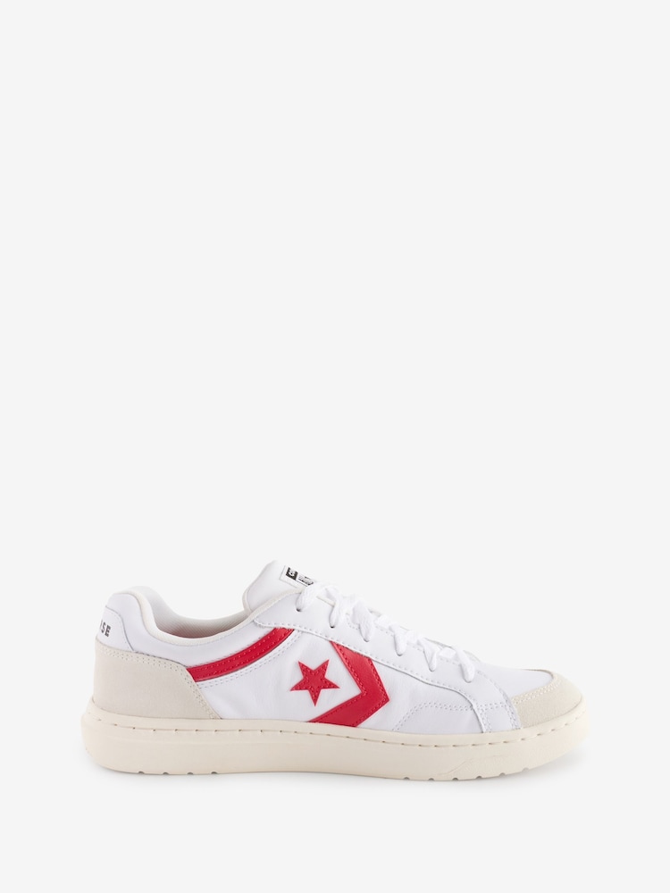 Converse Red/White Pro Blaze Classic 90s Trainers - Image 1 of 8