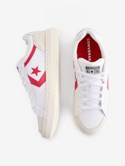 Converse Red/White Pro Blaze Classic 90s Trainers - Image 5 of 8