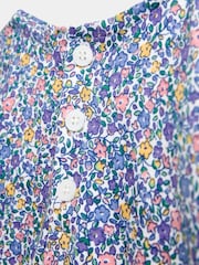 JoJo Maman Bébé Navy Blue Butterfly 3-Pack Long Sleeve T-Shirts - Image 10 of 10