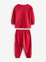Red Santa 100% Cotton Single Christmas Pyjamas (9mths-12yrs) - Image 4 of 6