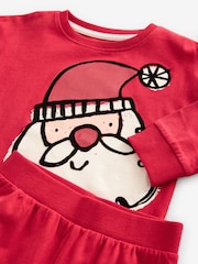 Red Santa 100% Cotton Single Christmas Pyjamas (9mths-12yrs) - Image 5 of 6