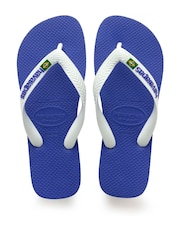 Синий - Шлепанцы с логотипом Havaianas Brasil - Изображение 1 из 8