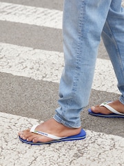 Синий - Шлепанцы с логотипом Havaianas Brasil - Изображение 7 из 8