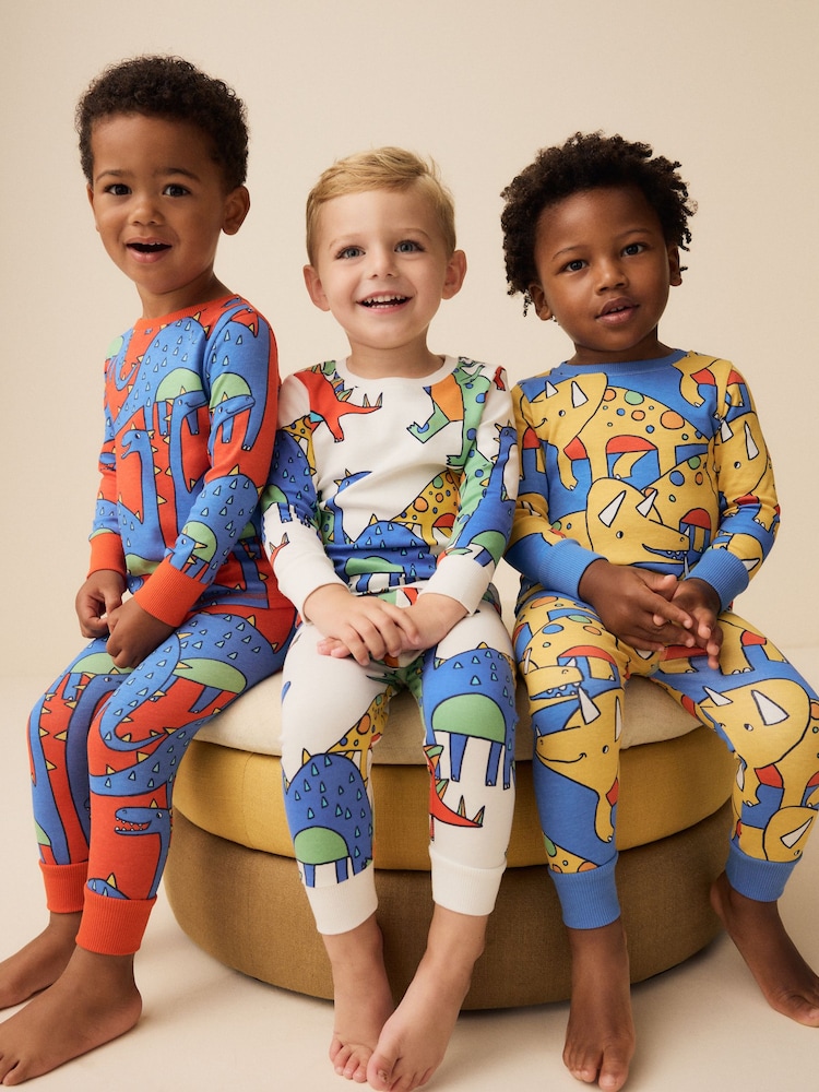 Dinosaure multi-lumineux - Pyjama Snuggle en paquet de 3 (9mois-10ans) - Image 1 de 16