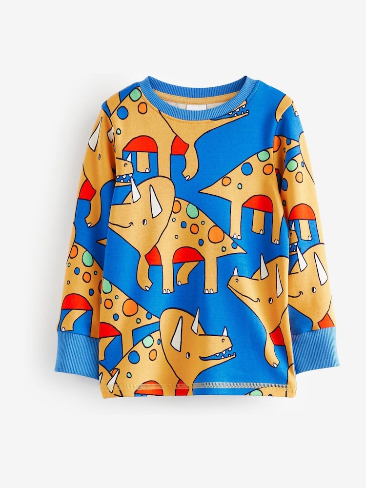Multi Bright Dinosaur 3 Pack Snuggle Pyjamas (9mths-10yrs) - Image 13 of 16