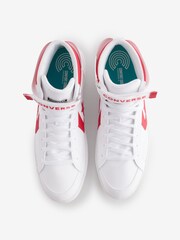 Converse Red/White Pro Blaze V2 High Top Trainers - Image 6 of 9