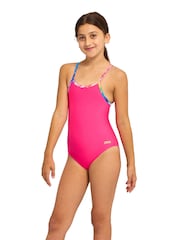 Zoggs Pink Classicback Swimsuit - Image 1 of 5