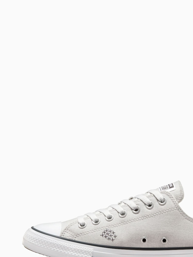 Converse Grey Chuck Taylor All Star Low Trainers - Image 2 of 15 Converse Grey Chuck Taylor All Star Low Trainers - Image 2 of 15