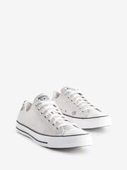 Converse Grey Chuck Taylor All Star Low Trainers - Image 8 of 15