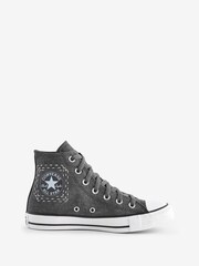 Converse Grey Chuck Taylor All Star High Top Trainers - Image 1 of 9