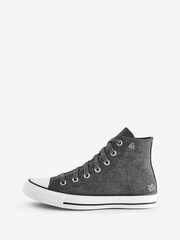 Converse Grey Chuck Taylor All Star High Top Trainers - Image 2 of 9