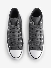 Converse Grey Chuck Taylor All Star High Top Trainers - Image 5 of 9