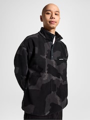 Converse Black Midweight Polar Fleece Jacket - Image 2 of 6