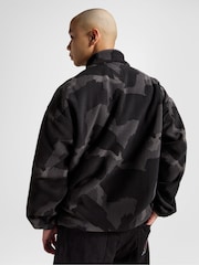 Converse Black Midweight Polar Fleece Jacket - Image 3 of 6