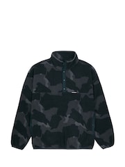 Converse Black Midweight Polar Fleece Jacket - Image 6 of 6