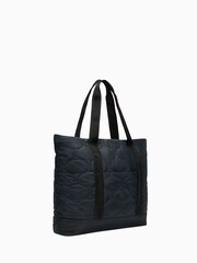 Converse Black Quilted Logo Tote Bag - Image 5 of 7