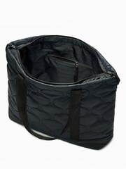 Converse Black Quilted Logo Tote Bag - Image 6 of 7