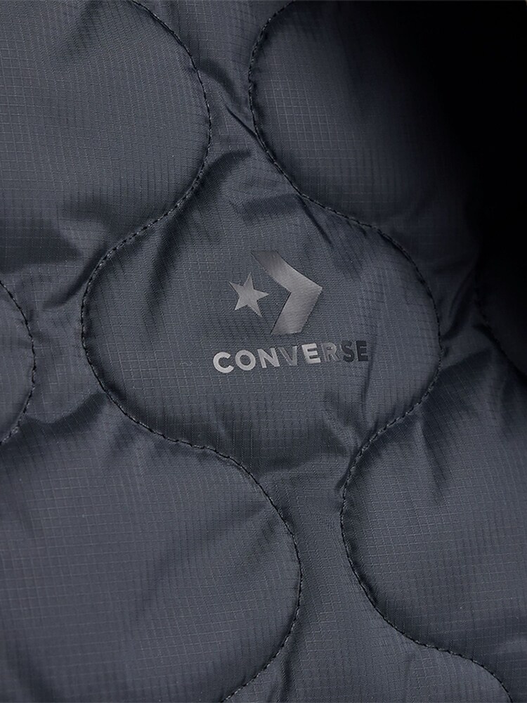 Converse Black Quilted Logo Tote Bag - Image 7 of 7