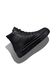 Converse Black Chuck Taylor Leather All Star Equip Waterproof Boots - Image 6 of 12