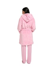 Juicy Couture Pink Lottle Crest Plush Robe - Image 2 of 7