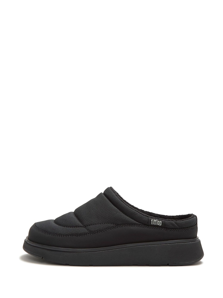 FitFlop Black Gen-FF Padded Mules - Image 1 of 3