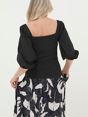 FatFace Black Lila Top - Image 2 of 5