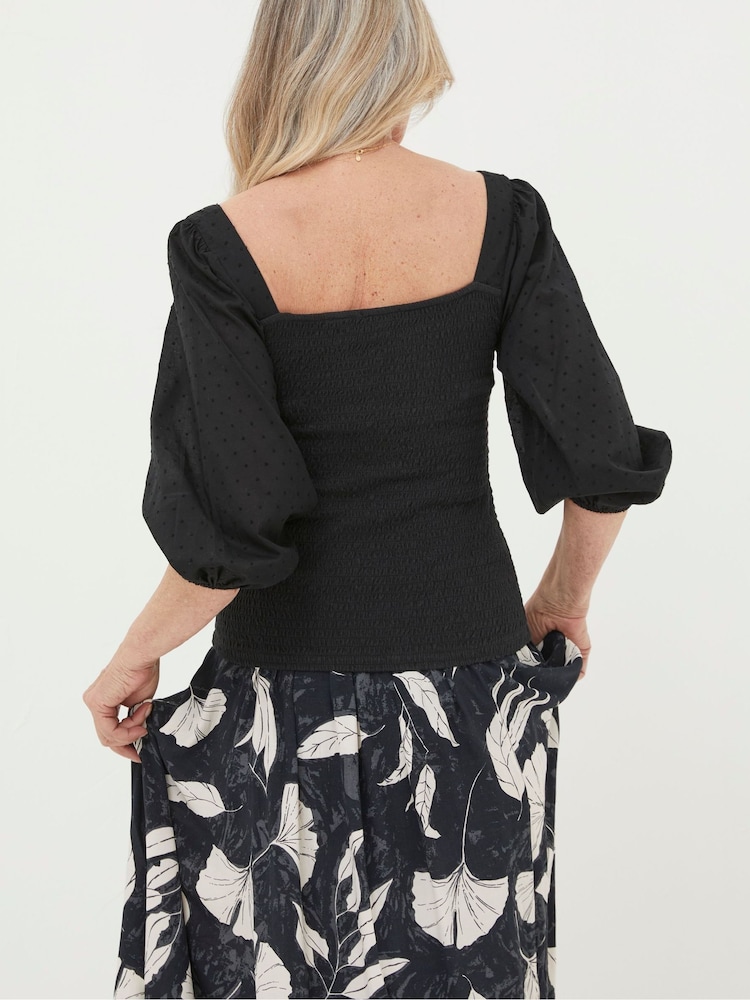 FatFace Black Lila Top - Image 2 of 5
