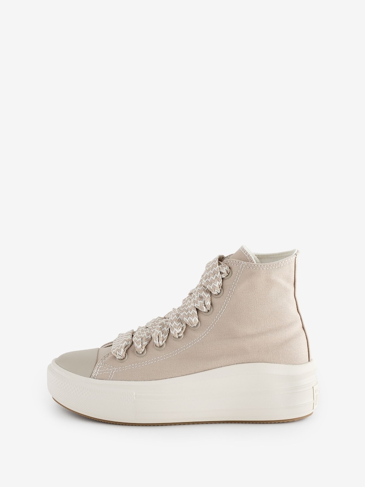 Svetlo roza - Converse športni copati Chuck Taylor All Star Move - Slika 2 iz 9