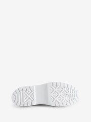 Converse White Chuck Taylor All Star Lugged Heel Canvas Trainers - Image 7 of 9
